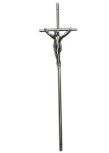 Wholesale Size 64.5×17cm Funeral Articles D064 / Iron Coffin Crucifix With Zamak Jesus from china suppliers