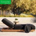 Wood Modern Villa Balcony Pool Chaise Patio Outdoor Furniture Garden Teak Sun