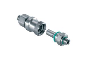 Wholesale Viton Rail Industry BSPP 0.25'' Flat Face Coupler , Stainless Steel Coupling from china suppliers