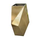 Rose gold color stainless steel different shapes flower pots