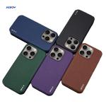 Vegan Leather Cell Phone Cover Shockproof For IPhone 16 15 Pro Max