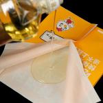 Custom Oil-Proof Fried Chicken French Fries Food Packaging Kraft Paper Bag in