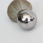 Single Kabuki Makeup Brush For Loose Powder High Flexibility Bristles Synthetic