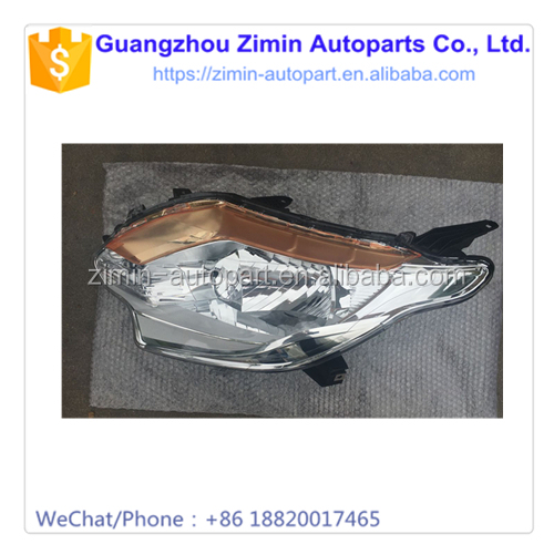 Mitsubishi Pick Up Triton L200 2015 Head Light Auto Parts With Halogen Lamp