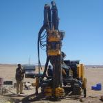 Median Tunnel Multifunction Crawler Drill Rig 150m Depth 110mm Dia