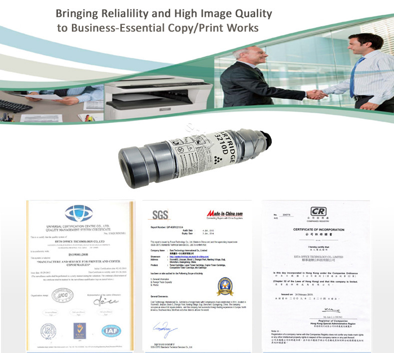 Ricoh Aficio 2045 Copier Toner Cartridge 3210D For Photocopiers