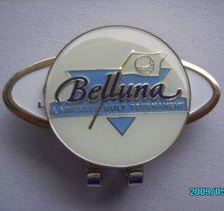 Good metal white 1.2mm - 3.0mm Golf hat clip ball markers
