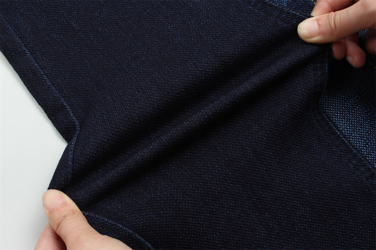 High Stretch Jacquard Denim Full Lycra Dobby Fabric For Jeans Width 58/59"