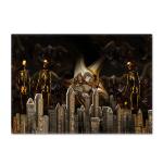 Cross border Skeleton Living Room Floor Mat Bedroom Restaurant Carpet Door Mat