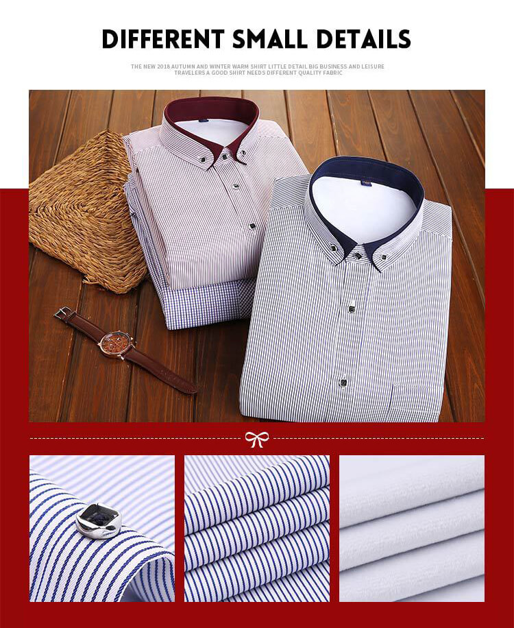 Personalization Custom Fit Dress Shirts Low Temperature Ironing Anti Shrink