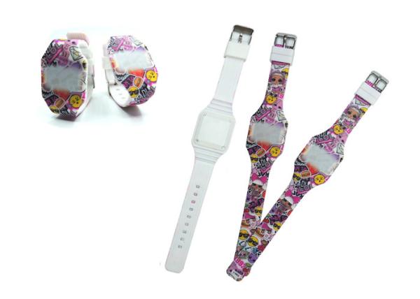 Children's Silicone Touch Watch gift bracelet fruit carton LOL Surprise Doll
