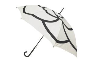 Wholesale White Compact J Stick Umbrella , Ladies Automatic Umbrella Manual Close from china suppliers