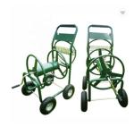 Durable Heavy Duty Steel Water Garden Hose Reel Cart with Four-Wheel Portable