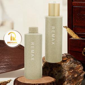 Wholesale 250ml Grey cylindrical smooth with Golden pump for shampoo lotion bottle from china suppliers