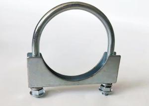 Wholesale Universal Steel Plate Round Rod M10 U Bolt Exhaust Clamp 1.5-6inch from china suppliers