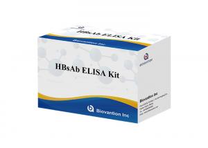 China Human HBsAb ELISA Test Kit Enzyme Immunoassay Test 60 Minutes on sale