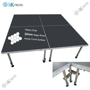 Wholesale 1200*2400mm Anti-slip Aluminium Frame Mobile Stage Platform for Outdoor Entertainment from china suppliers