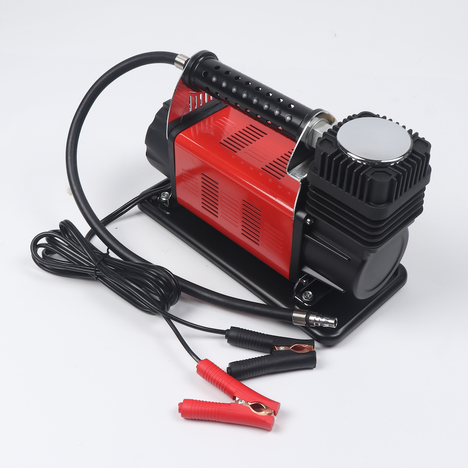 90 Liters a Minute Air Flow 450W Metal Crust Car Air Compressor for RVs and Crossovers