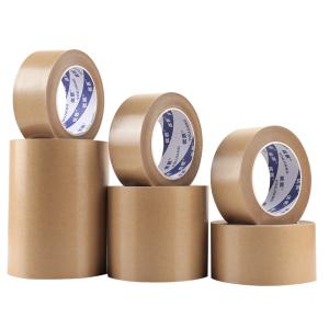 Wholesale Self Adhesive Kraft Paper Tape Reinforced Gummed Tape 120mic from china suppliers