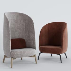 Wholesale Fabric + Wood Plushalle Easy Nest Chair Hotel Interior Decor from china suppliers