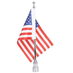 Wholesale Vertical US And Pirate Flagpole For Harley Davidson Goldwing from china suppliers