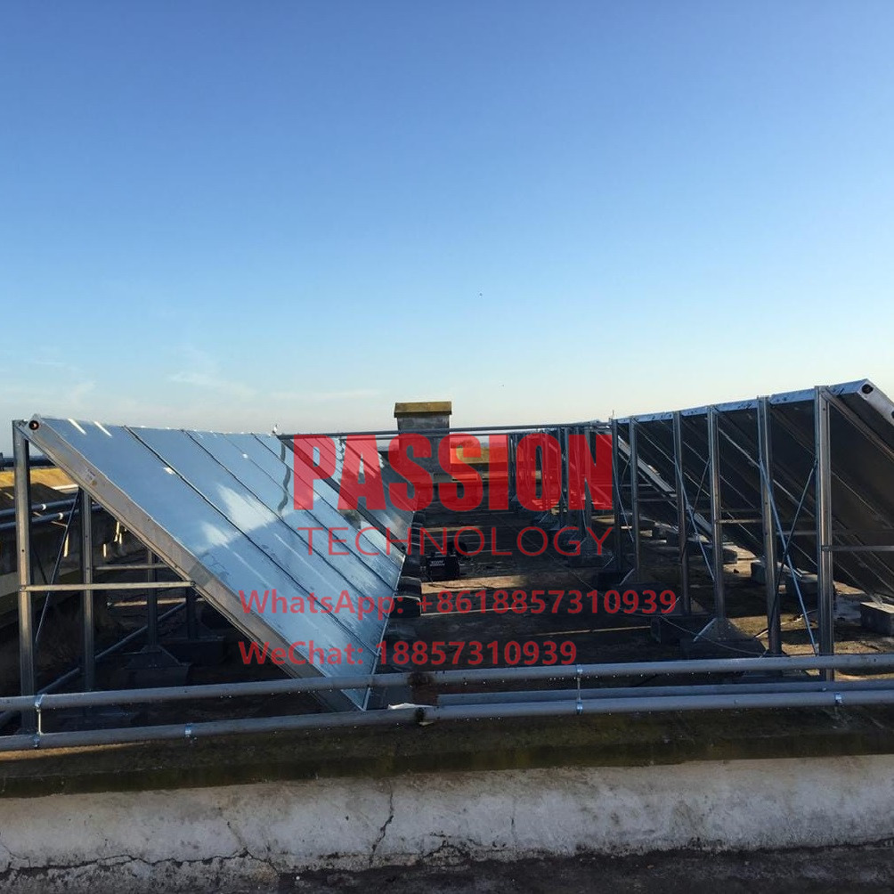 2500L Pressurized Flat Plate Solar Collector Solar Water Heater Blue Titanium