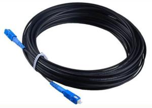 Wholesale Black Jacket 1 Core FTTH Fiber Optic Cable Optical Fiber Patch Cord For CATV from china suppliers