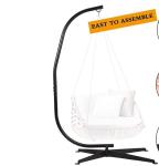 Outdoor Activity 360 Degree Rotation Hammock Chair C-Stand for General Outdoor