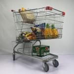 German 210L Metal Shopping Trolley Warehouse Supermarket Grocery Cart SGS