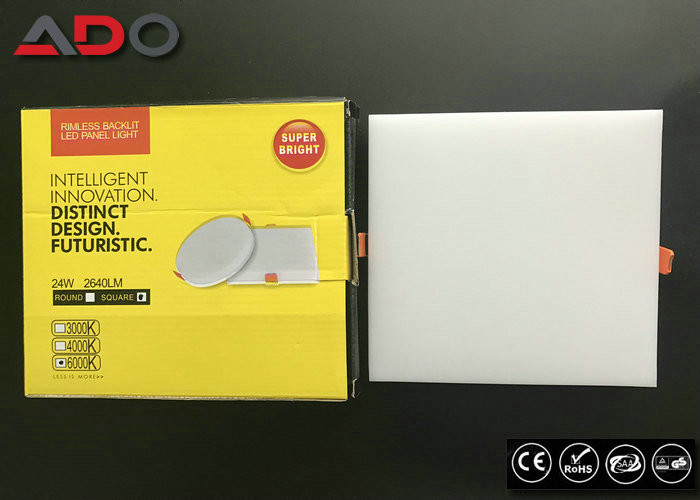Office Rimless LED Silm Panel Light 18W 24W 36W Recessed Back Lighting