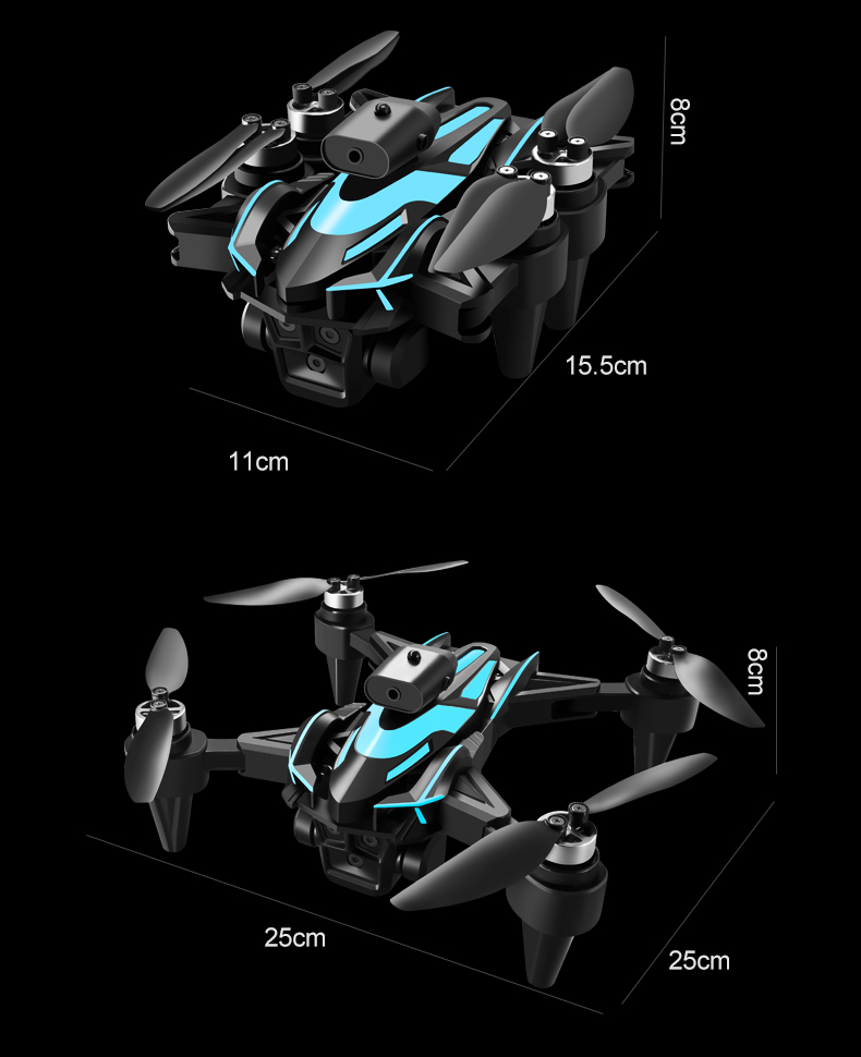 Newest 3 Hd Cameras K12 Max Drone Optical Flow 4k Fpv Infrared Obstacle Avoidance Drones Foldable Quadcopter RC Drone Toys