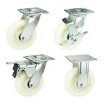 280kg Loading Heavy Duty Ball Bearing Wheels , 6 Inch Heavy Duty Swivel Castors
