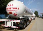 54m3 Semi Tanker Trailer LPG Propane Gas Transportation 27mt 1 Year Warranty