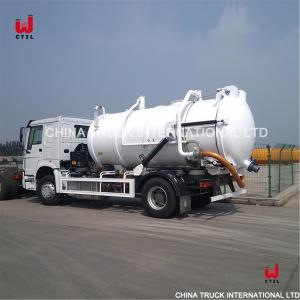 Wholesale HOWO Sewer Vacuum Truck 10 Cubic Meters Truck Mounted Jetter from china suppliers