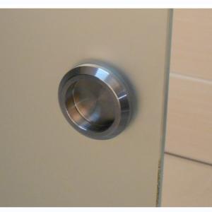 Wholesale Sliding Tempered Glass Door With CNC Extra Polished Round Hole from china suppliers