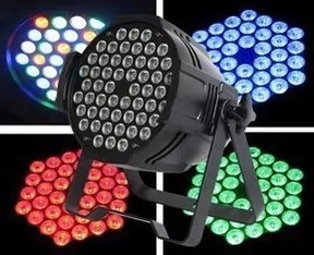 54X3w RGBW 3in1 8CH Led Stage Par Light , Stage Lighting Led Par Can Lights