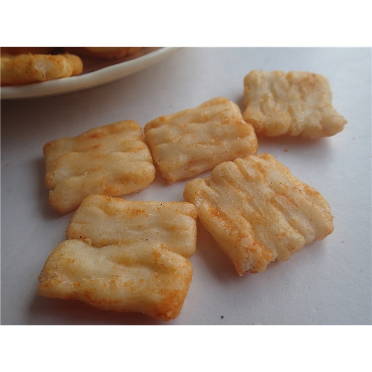 Vegetable Oil Fried Rice Crackers Weight 7.5kg Rice Cracker Snack