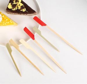 Wholesale FSC Outdoor Biodegradable Disposable Tableware , Disposable Bamboo Paddle Skewers from china suppliers