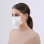 High Density Hygienic Face Mask , One Time Use Face Mask Fiber Nonwoven Fabric