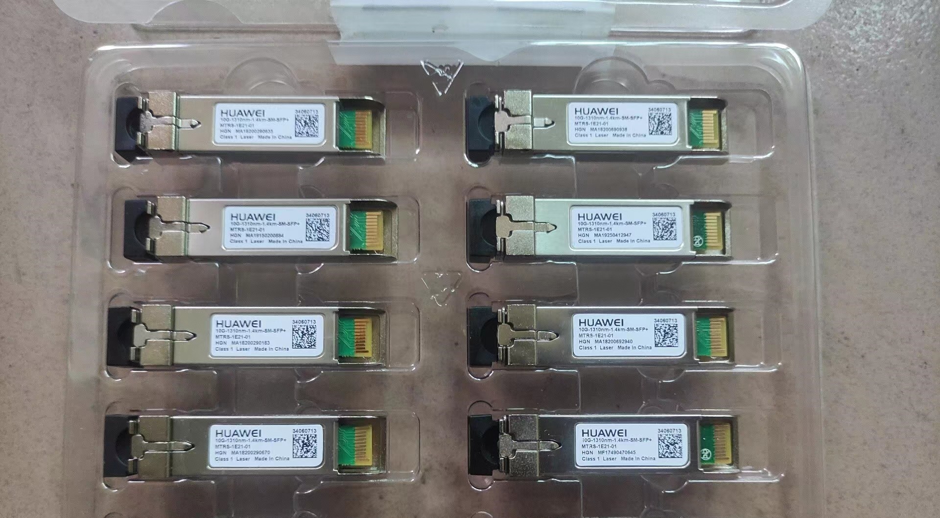 Part No.34060713 Huawei Original Optical Transceiver , SFP+,1310NM, LC, SM, 1.4KM