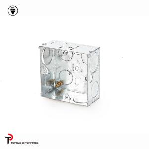 Wholesale BS4662 GI Switch One Gang / Two Gang Electrical Boxes And Covers, GI Conduit Boxes from china suppliers