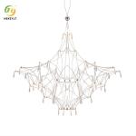 Italian Simple Art Chandelier Firefly Star Light Winery Villa Living Room