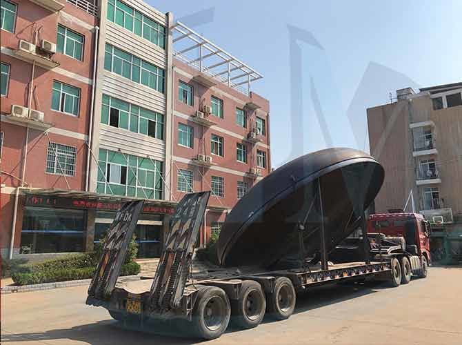 Carbon Steel Semi Elliptical Heads Diameter 2700mm Thickness 16mm