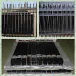 Garden Steel Palisade Fencing e Steel Powder Coating Simple Structure