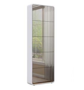 Wholesale White Five Layers Mirror Shoe Cabinet MDF Wooden For Living Room from china suppliers