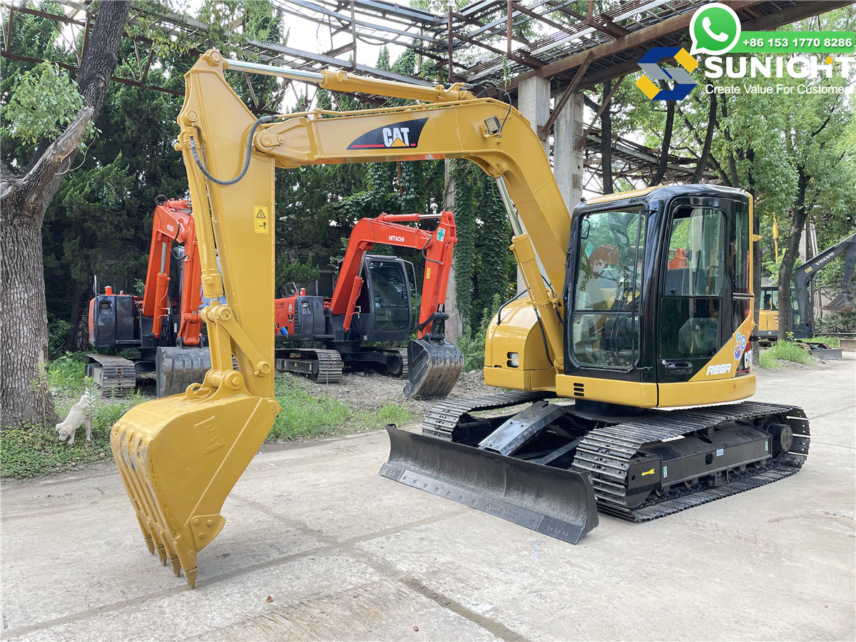 Excavator Cat 308C Supplier 8tons Used Caterpillar 308 Excavator Cat 308 Backhoe Gold