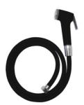 Indonesia popular ABS plastic jet shower all kings of color jet washer blister