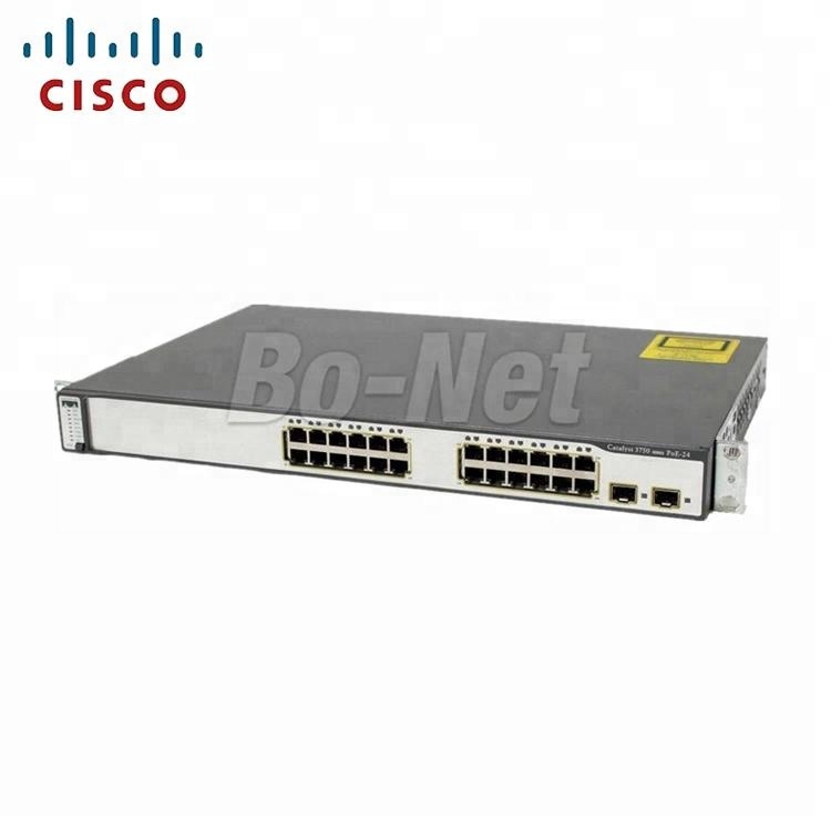 Cisco WS-C3750-24PS-S 24port 10/100M Switch Managed Network Switch C3750 Series Original New