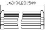 IEC LED Linear Tube 100W High Bay LED Light For Industrial Warehouse Lighting