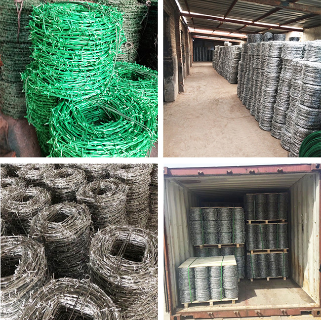 13x14 15x15 Galvanized Barbed Wire Anti Alkali Iron Wire